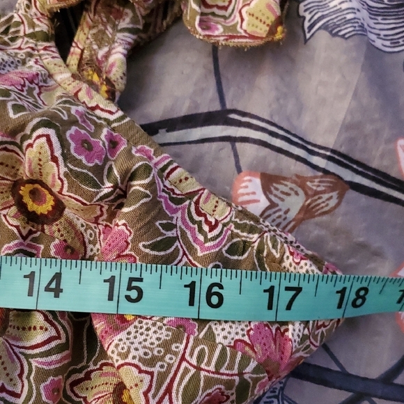 Maurices Floral Lined Midi Dress with Ruffle Straps - Picture 13 of 14